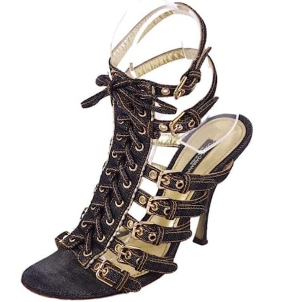DOLCE & GABBANA Denim Sandals